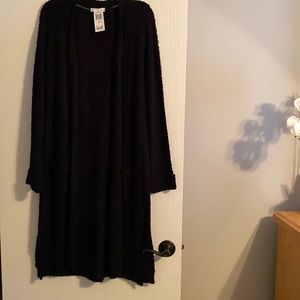 Long Black Sweater - New W/Tags